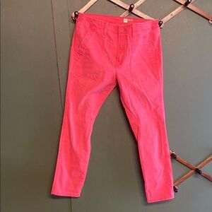 Bright Pink Pants Gap Size 4 Boyfriend Utility from 2020